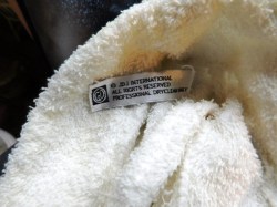 doug james white robe label